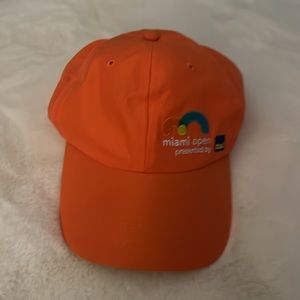 New Miami Open 2023 Orange Color Tennis Hat - Rare Exclusive